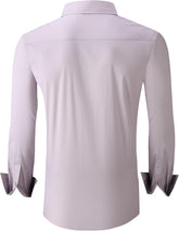 Alex Vando Mens Dress Shirts Regular Fit Long Sleeve Stretch Business Dress Shirts for Men